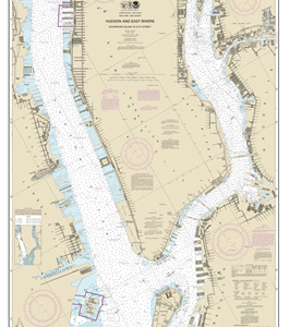 12335 - Hudson and East Rivers Governors Island toto 67th Street
