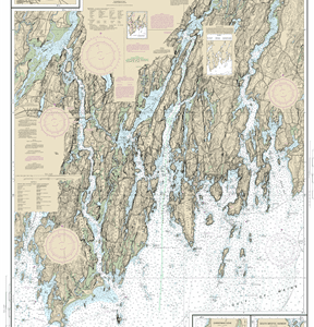 13293 - Damariscotta, Sheepscot and Kennebec Rivers; South Bristol Harbor; Christmas Cove