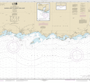 25677 - South Coast of Puerto Rico Guanica Light to Punta Tuna Light; Las Mareas