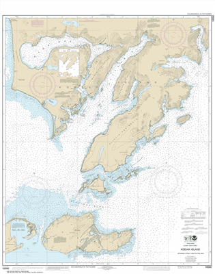 16590 - Kodiak Island Sitkinak Strait and Alitak Bay
