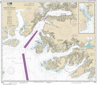 16708 - Prince William Sound-Port Fidalgo and Valdez Arm; Tatitlek Narrows