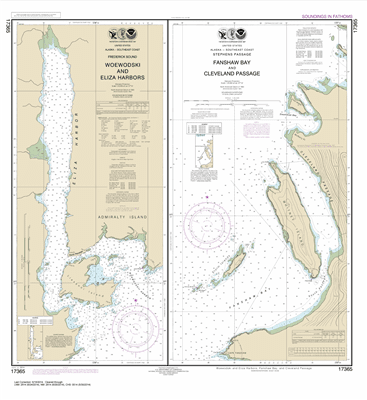17365 - Woewodski and Eliza Harbors; Fanshaw Bay and Cleveland Passage