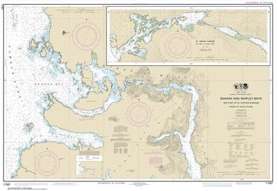 17387 - Shakan and Shipley  Bays and Part of El Capitan Passage; El Capitan Pasage, Dry Pass to Shakan Strait