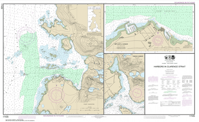 17435 - Harbors in Clarence Strait Port Chester, Annette Island; Tamgas Harbor, Annette Island; Metlakatla Harbor