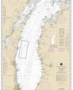 14901 - Lake Michigan (Mercator Projection)